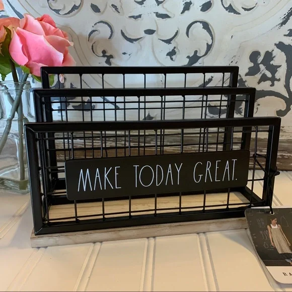 Rae Dunn MAKE TODAY GREAT Desk Organizer - Picture 2 of 7